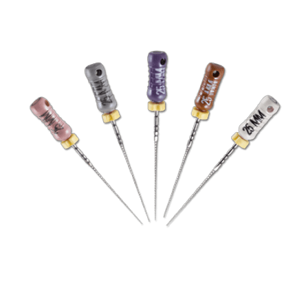 Instrumenty endodontyczne ręczne i maszynowe